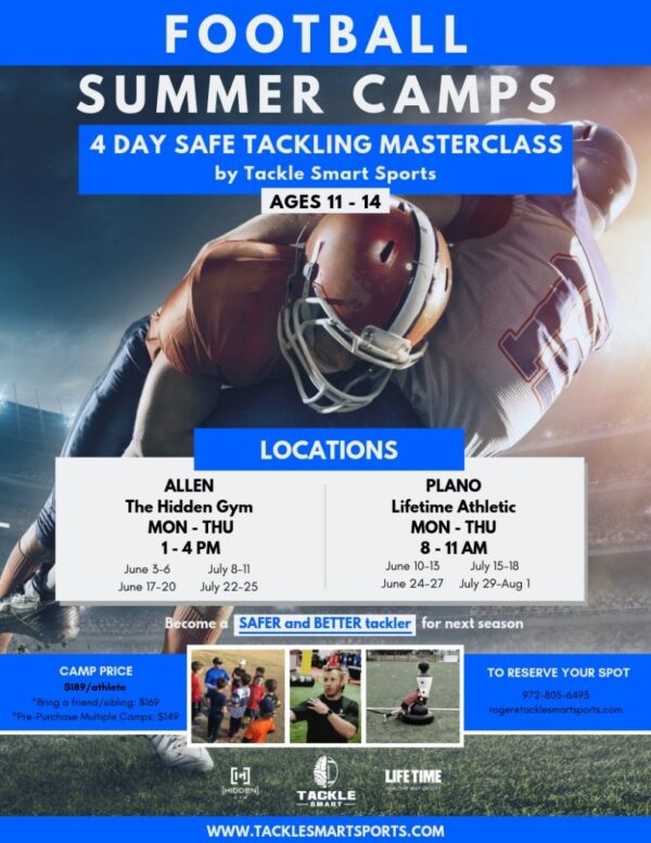 Events Flag & Tackle Football Camps Tackle Smart Sports